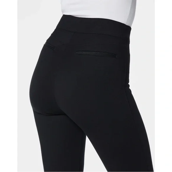Spanx SPANXsmooth PerfectFit Ponte Flare Pant in Classic Black - Picture 2 of 11